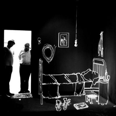 La casita de tela, 2013 Claudio Capellini, instalaciones y performances